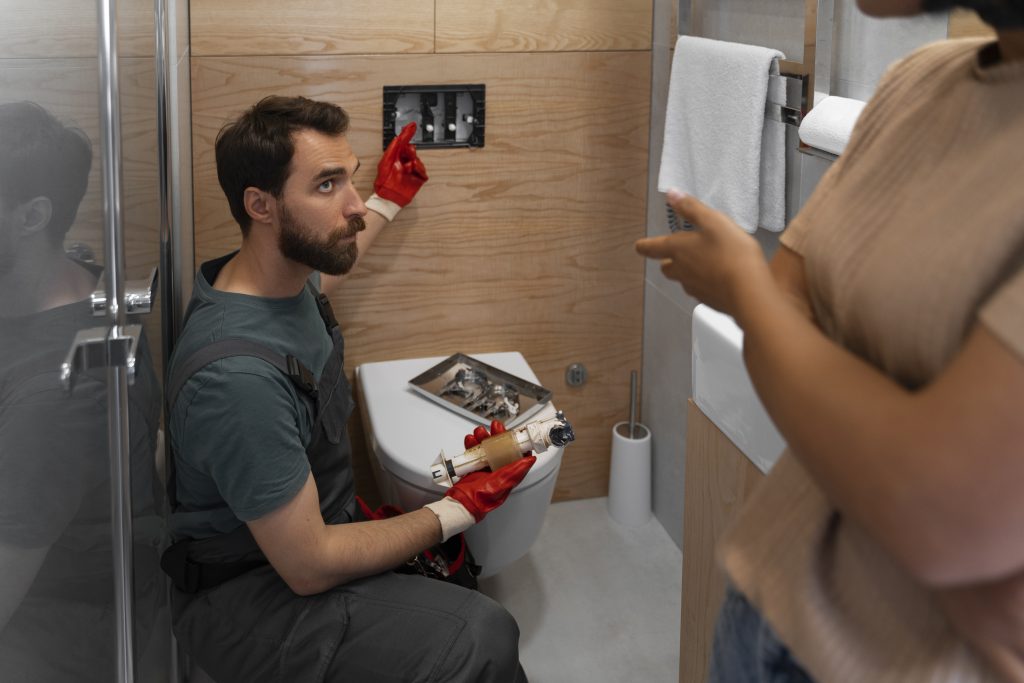 Fonctionnement d’une installation sanitaire dans une habitation